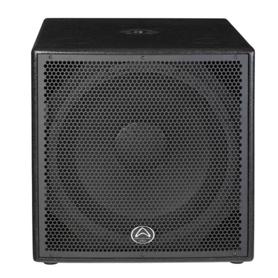 Wharfedale delta 18 single 18" passive bassbin